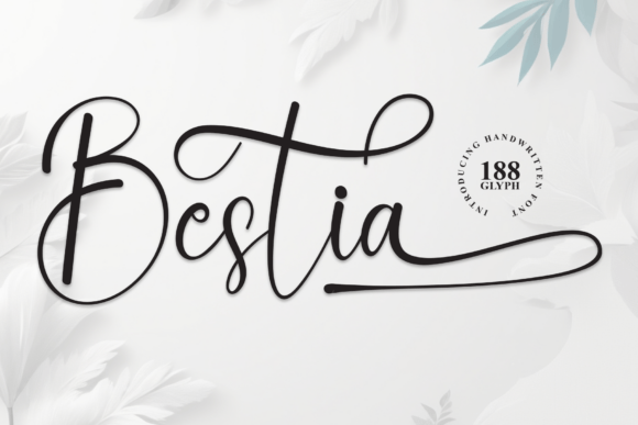 Bestia: The Elegant Script Font for Creative Projects