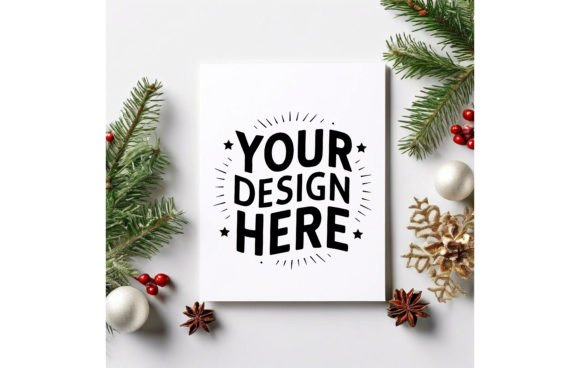 Christmas Greeting Card Mockup 289: A Strategic Tool for Creative Businesses