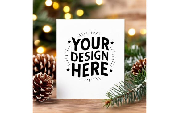 Christmas Greeting Card Mockup 310: A Practical Tool for Designers and Entrepreneurs