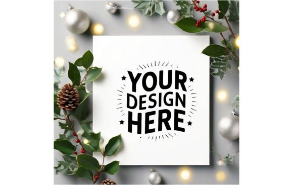 Christmas Greeting Card Mockup 320: A Practical Tool for Designers and Businesses