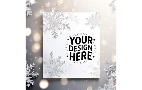 Enhance Your Holiday Designs with the Christmas Greeting Card Mockup 292