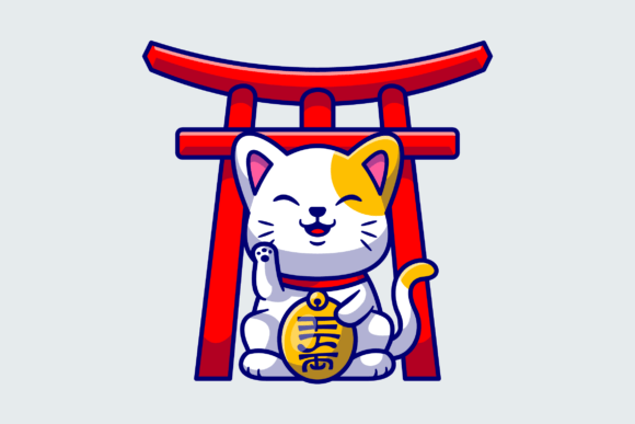 How the Cute Lucky Cat Cartoon Illustration is Shaping Modern Design and Branding
