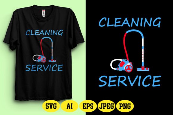 Is a Cleaning Service SVG T-Shirt Design Right for Your POD Business?