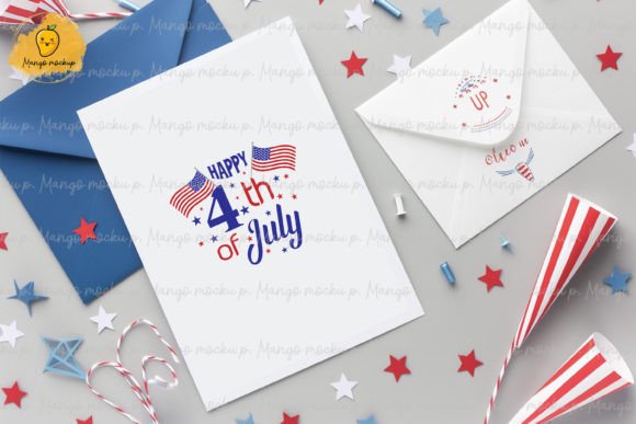 July 4th Card: A High-Quality Digital Design for Versatile Use
