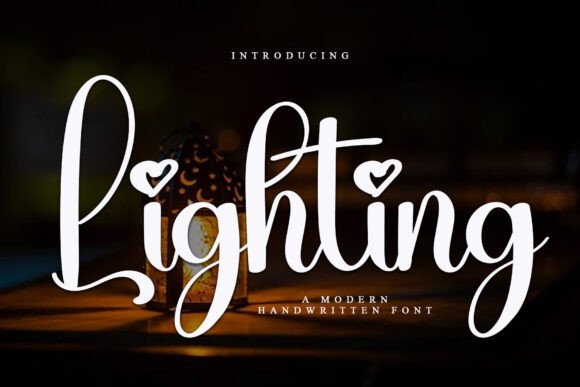 Lighting: A Versatile and Elegant Script Font for Modern Design