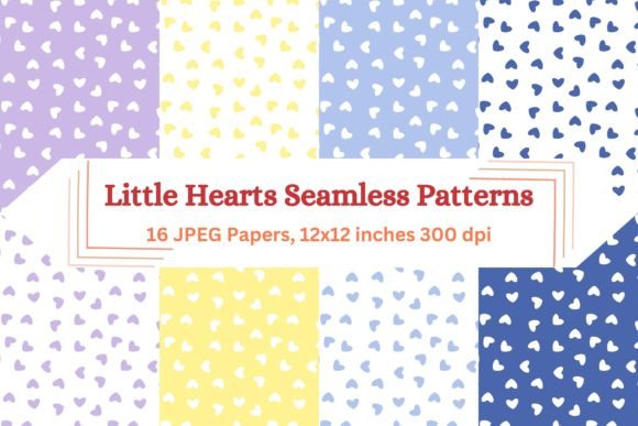 Little Hearts Digital Paper: A Versatile Resource for Creative Projects
