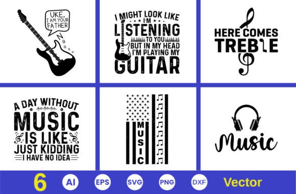 Music T-shirt Design Bundle: A Comprehensive Resource for Print Creators