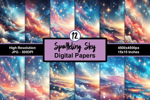 Sparkling Sky Digital Paper Background: A Practical Guide for Creative Use